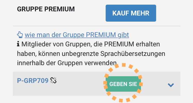 group premium list