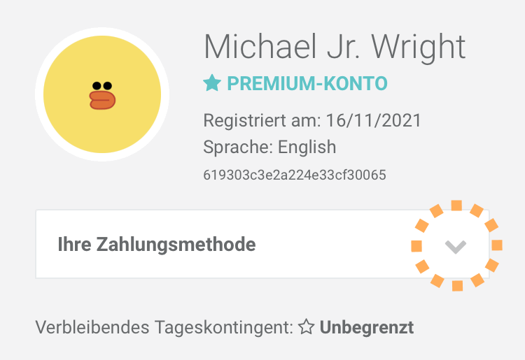 your payment method collapse