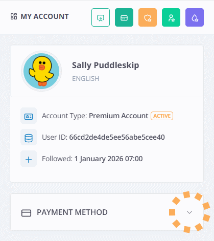 your payment method collapse